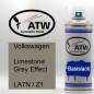 Preview: Volkswagen, Limestone Grey Effect, LA7N / Z1: 400ml Sprühdose, von ATW Autoteile West.